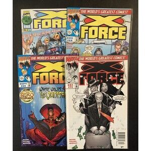 X-Force: Set of No. 66, 68, 69, & 72 Marvel Comics (1997)